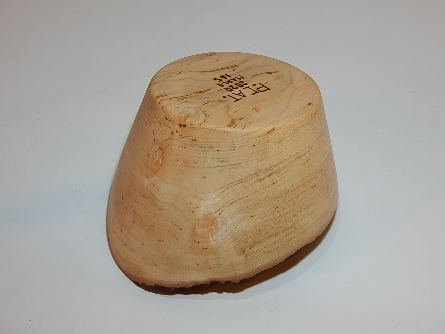 Maple Wood Bowl, Live Bark Edge, Handmade, Artisan Crafted