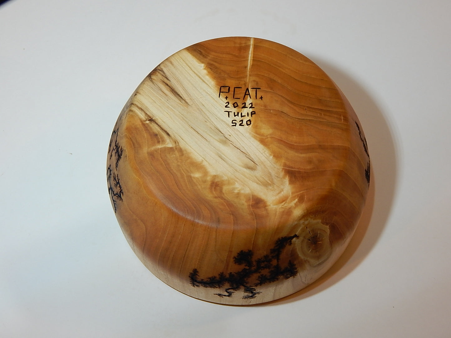 Tulip Poplar Wood Bowl, Handmade, Artisan Crafted