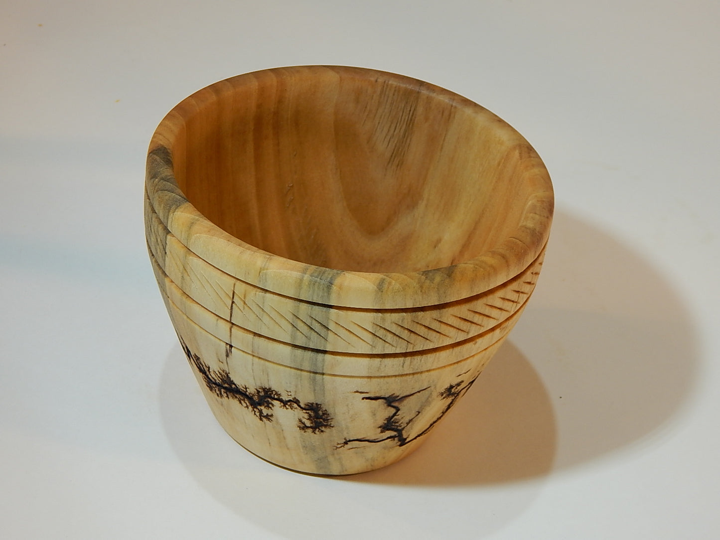 Tulip Poplar Wood Bowl, Handmade, Artisan Crafted