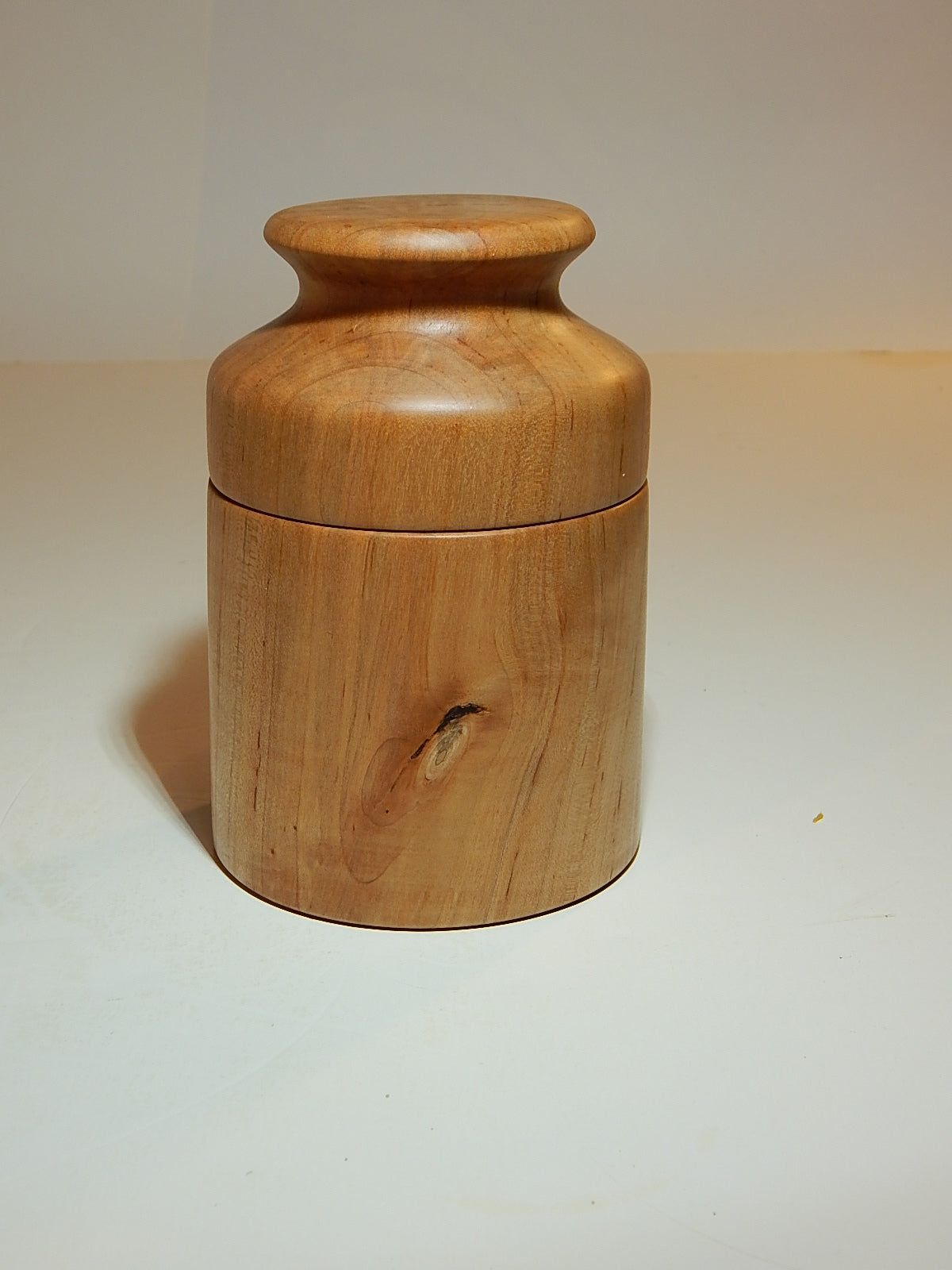 Wild Cherry Bowl with Lid, Handmade Lathe Turned Box, Artisan Crafted