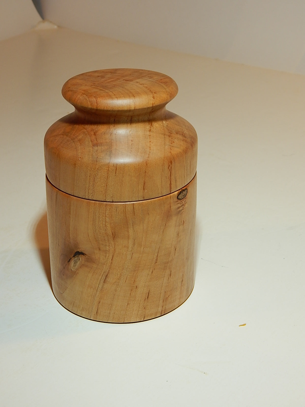 Wild Cherry Bowl with Lid, Handmade Lathe Turned Box, Artisan Crafted