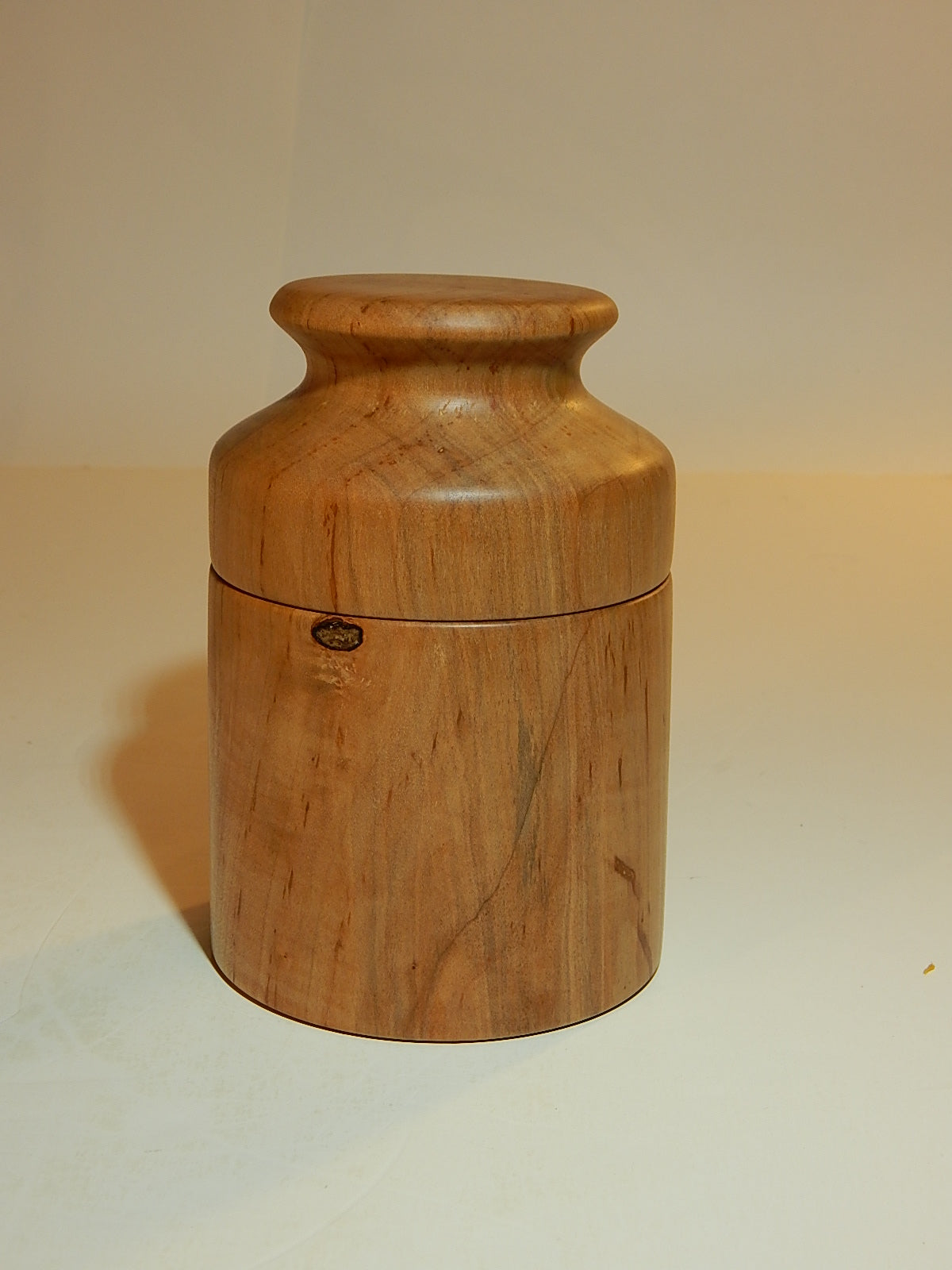 Wild Cherry Bowl with Lid, Handmade Lathe Turned Box, Artisan Crafted