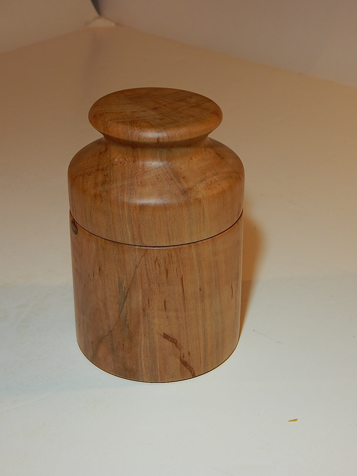 Wild Cherry Bowl with Lid, Handmade Lathe Turned Box, Artisan Crafted