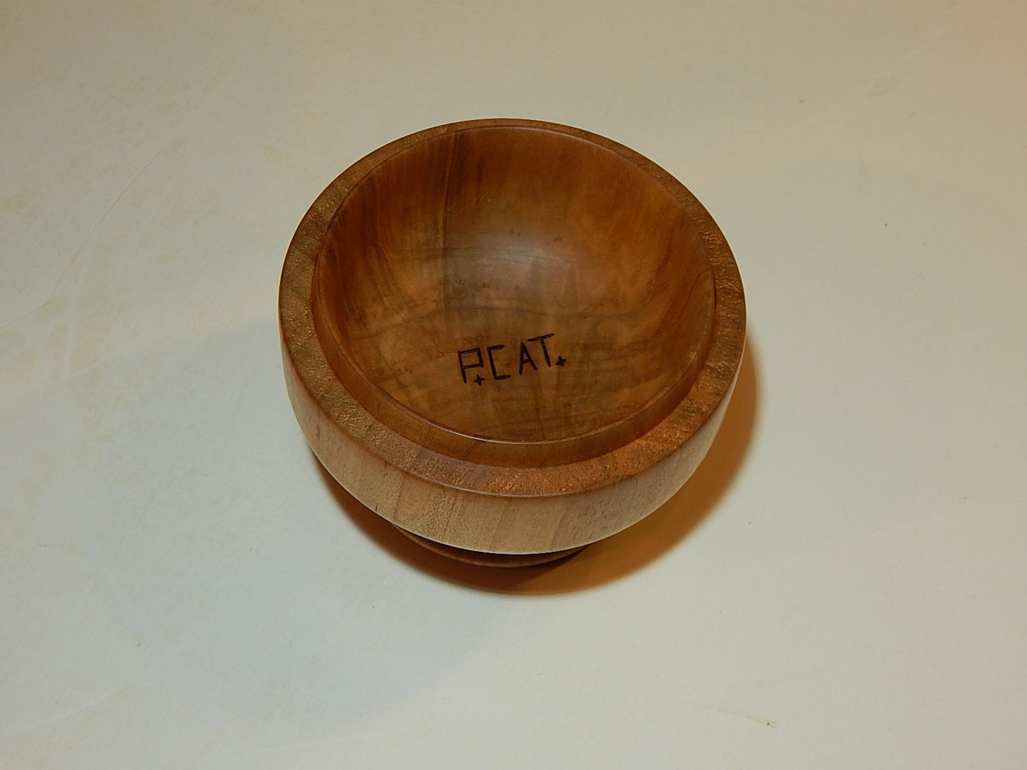 Wild Cherry Bowl with Lid, Handmade Lathe Turned Box, Artisan Crafted