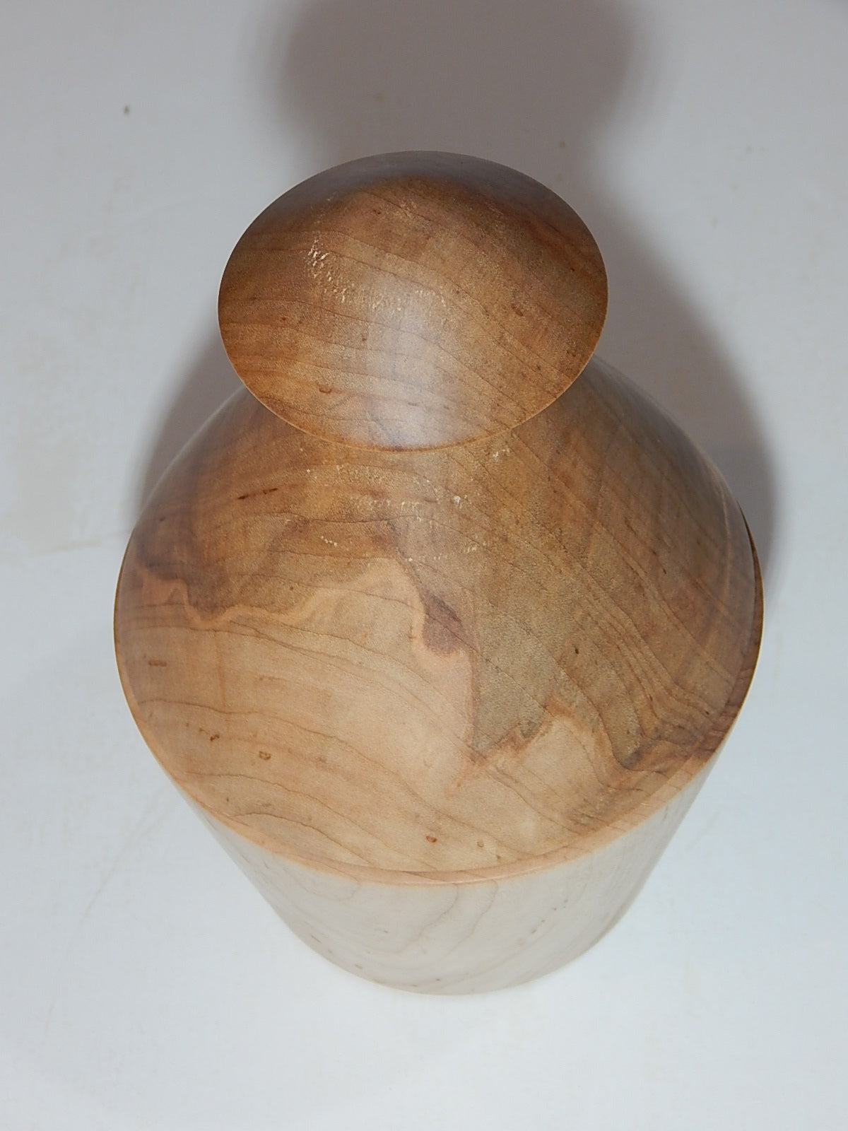 Maple Bowl with Lid, Handmade Lathe Turned Box, Artisan Crafted