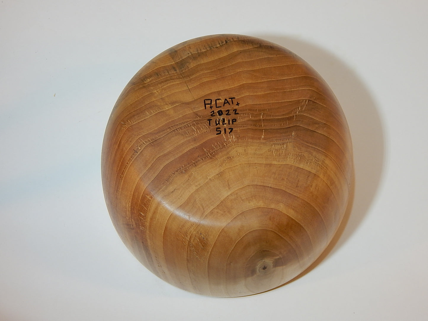 Tulip Poplar Wood Bowl, Handmade, Artisan Crafted