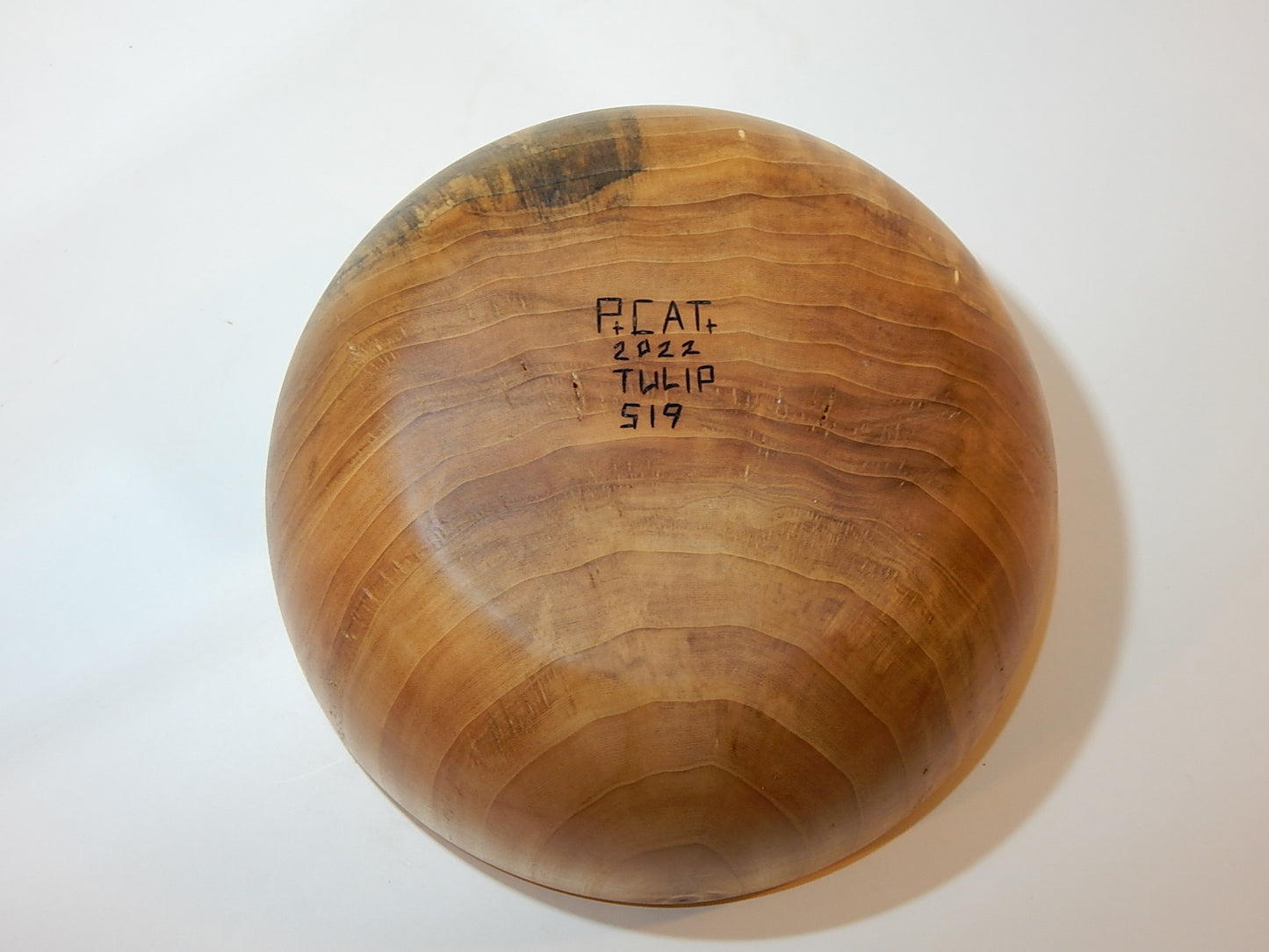 Tulip Poplar Wood Bowl, Handmade, Artisan Crafted