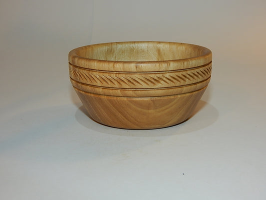 Tulip Poplar Wood Bowl, Handmade, Artisan Crafted