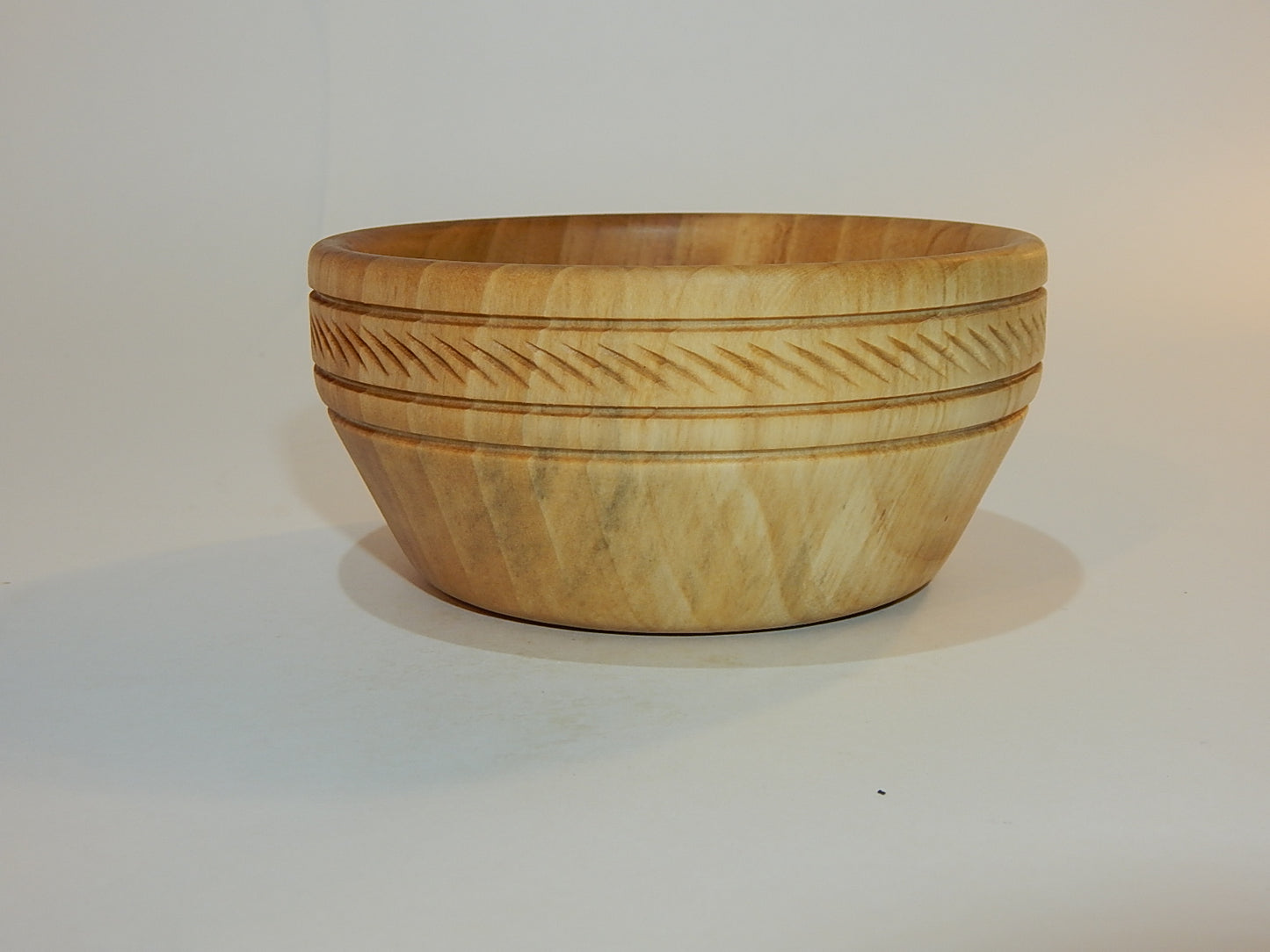 Tulip Poplar Wood Bowl, Handmade, Artisan Crafted