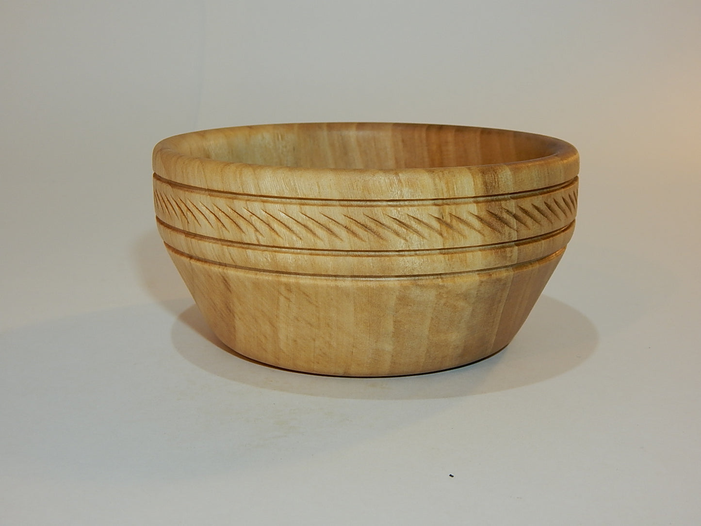 Tulip Poplar Wood Bowl, Handmade, Artisan Crafted