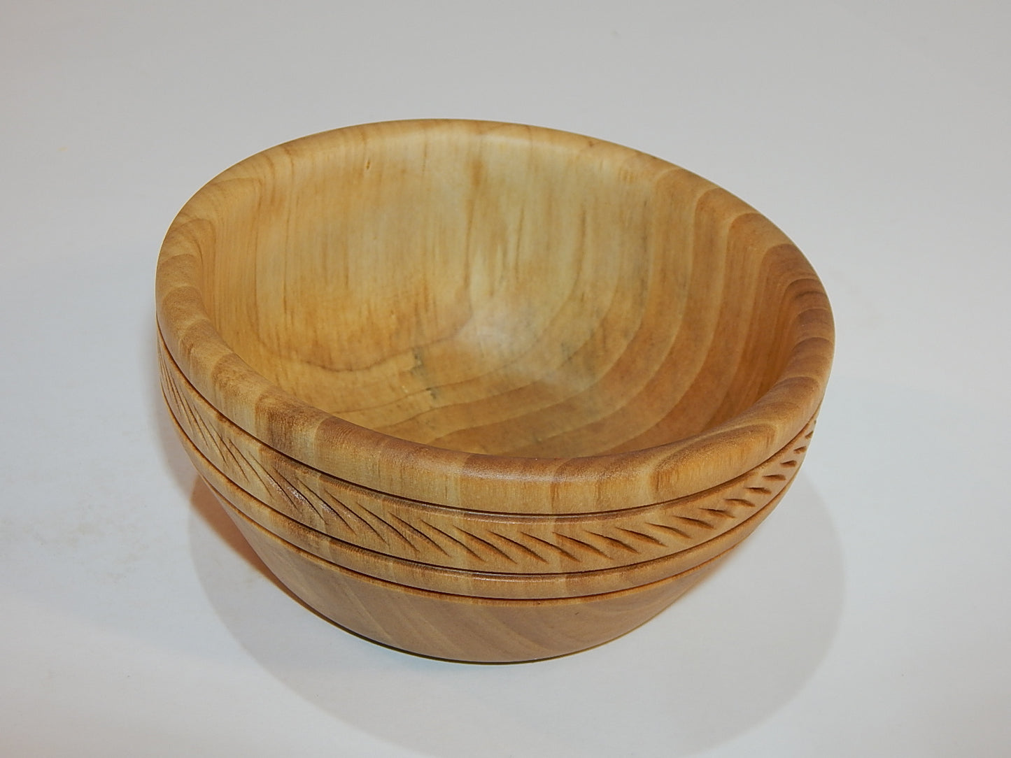 Tulip Poplar Wood Bowl, Handmade, Artisan Crafted