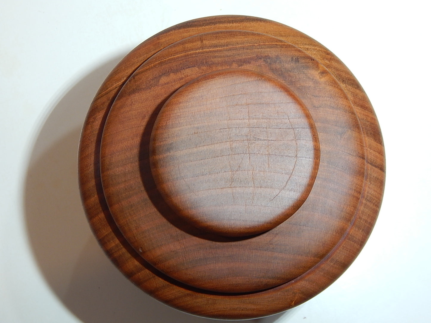 Wild Cherry Bowl with Lid, Handmade Lathe Turned Box, Artisan Crafted