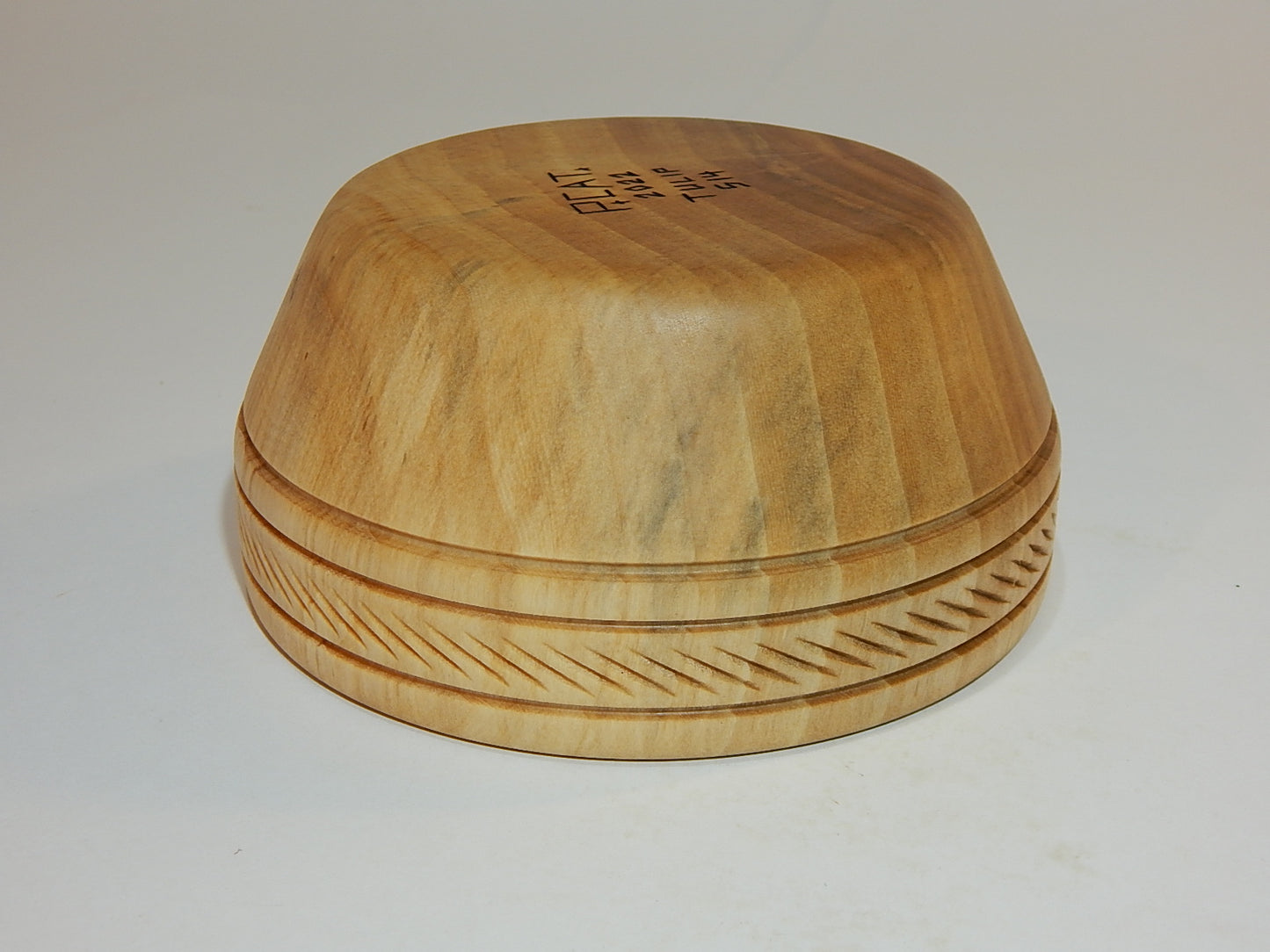 Tulip Poplar Wood Bowl, Handmade, Artisan Crafted