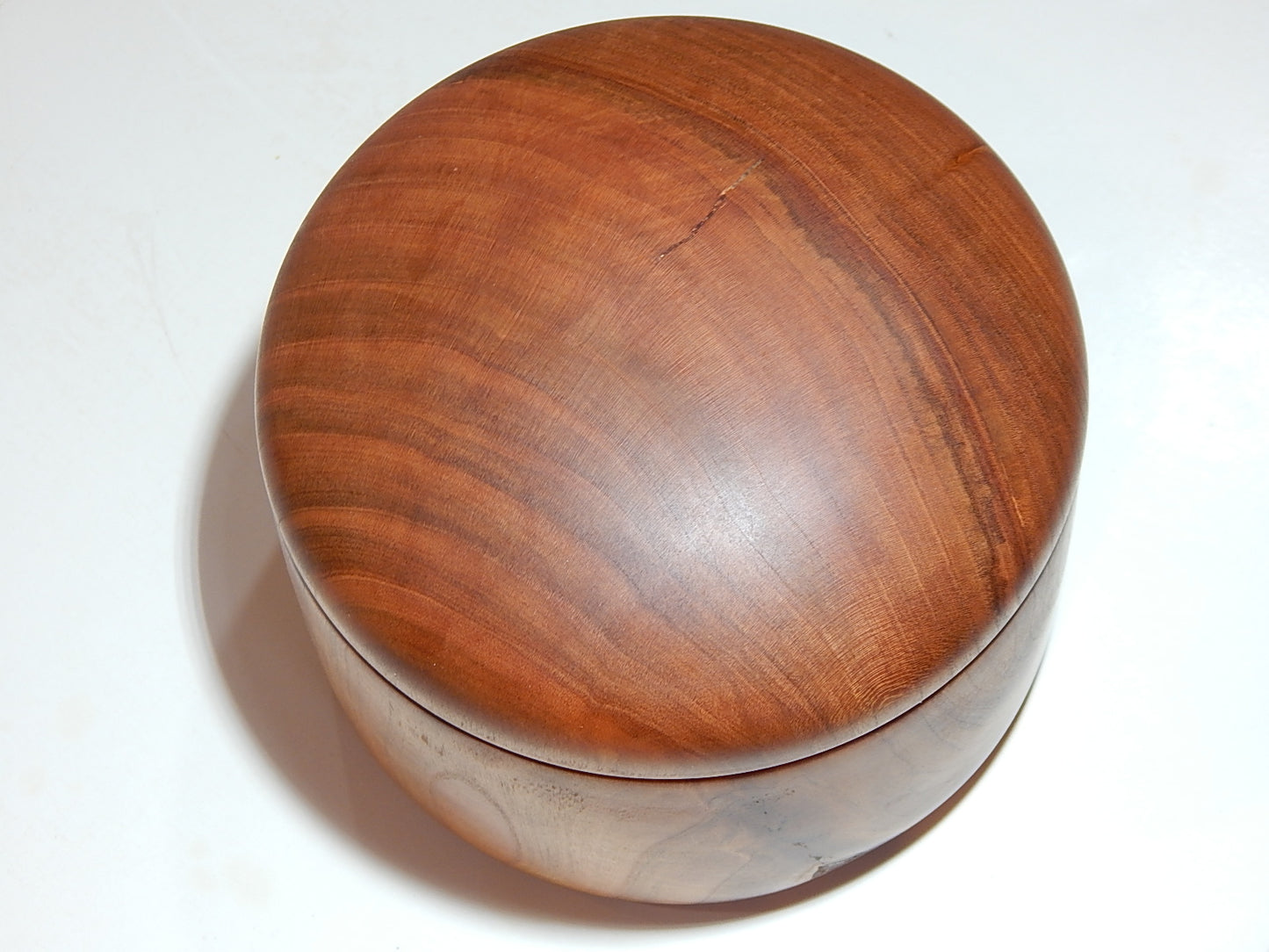 Wild Cherry Bowl with Lid, Handmade Lathe Turned Box, Artisan Crafted