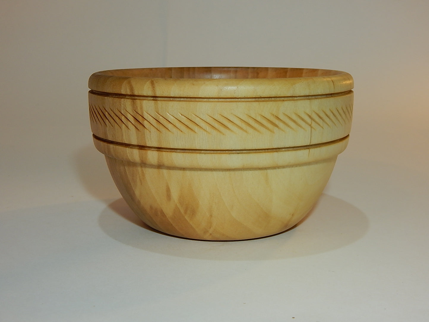 Tulip Poplar Wood Bowl, Handmade, Artisan Crafted