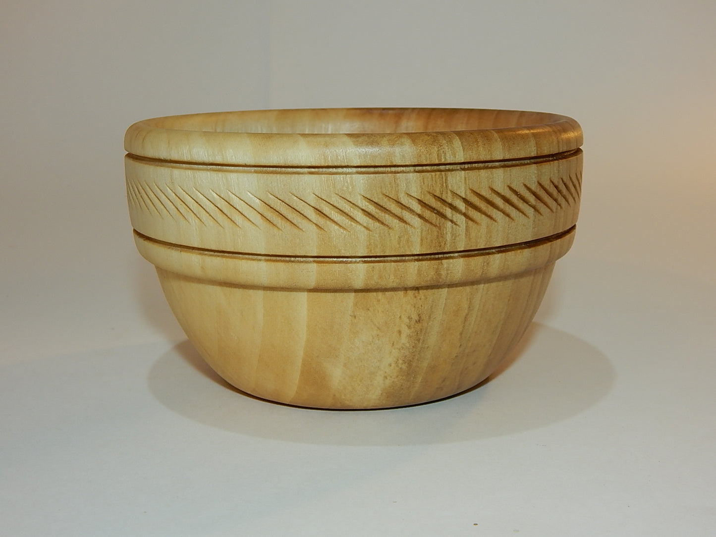 Tulip Poplar Wood Bowl, Handmade, Artisan Crafted