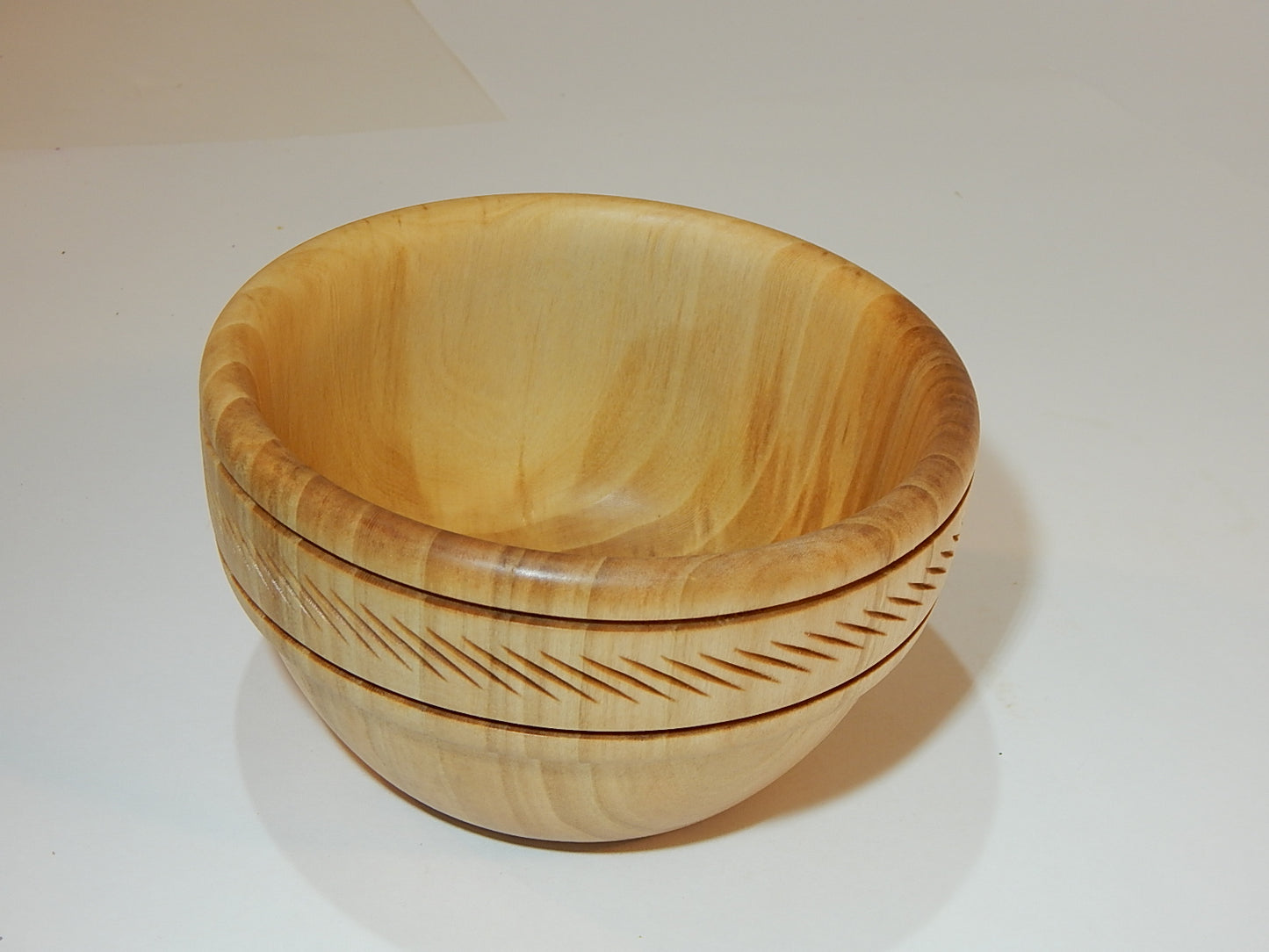 Tulip Poplar Wood Bowl, Handmade, Artisan Crafted