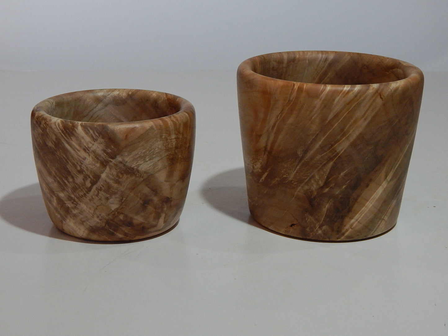 Maple Wood 2 Bowl Set, Artisan Crafted, Handmade