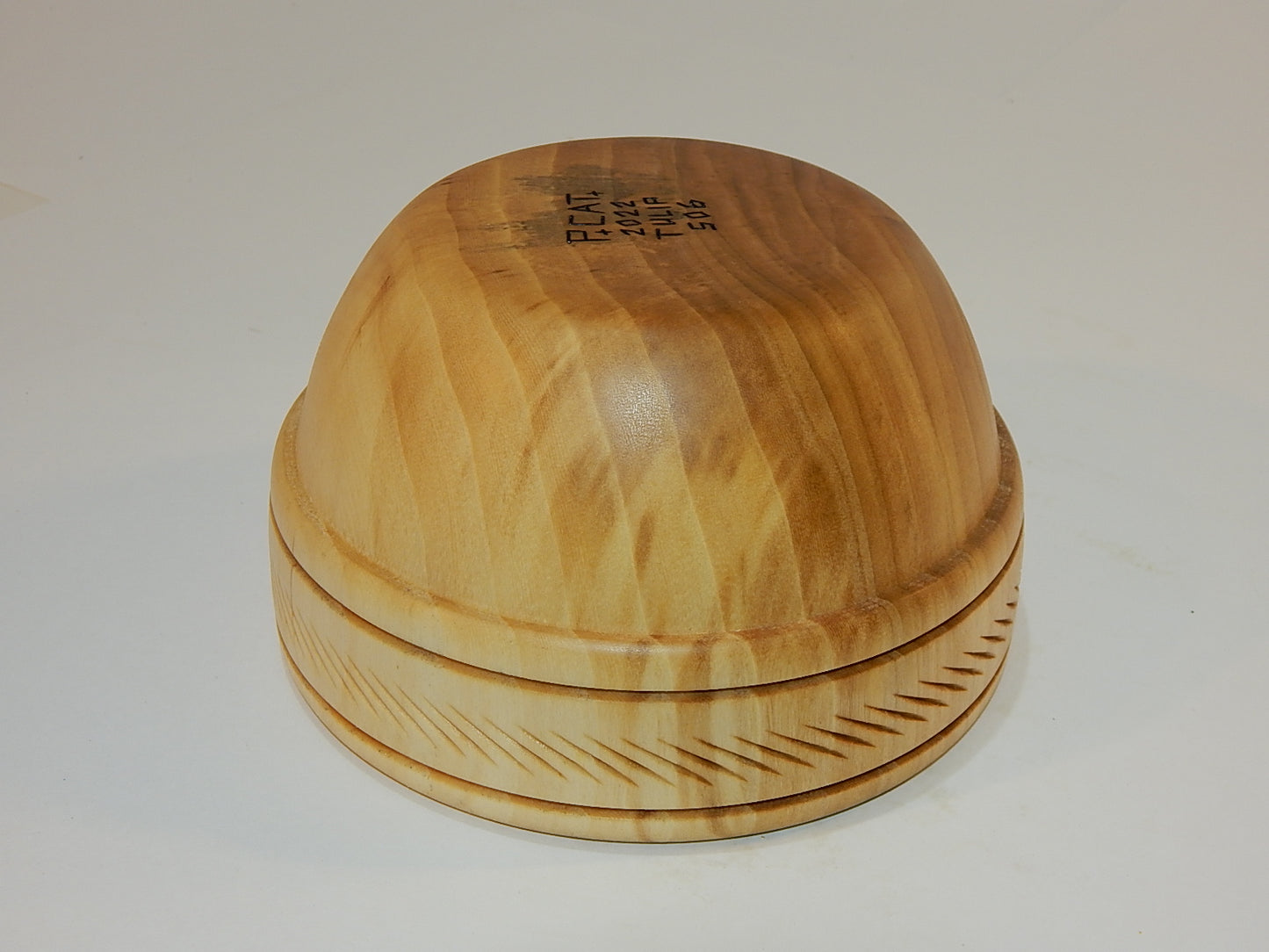 Tulip Poplar Wood Bowl, Handmade, Artisan Crafted