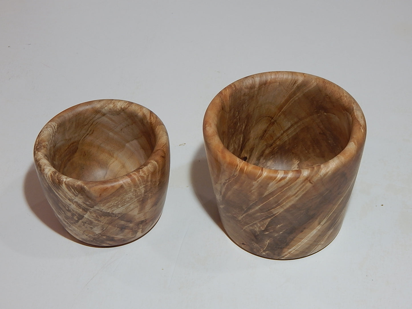 Maple Wood 2 Bowl Set, Artisan Crafted, Handmade