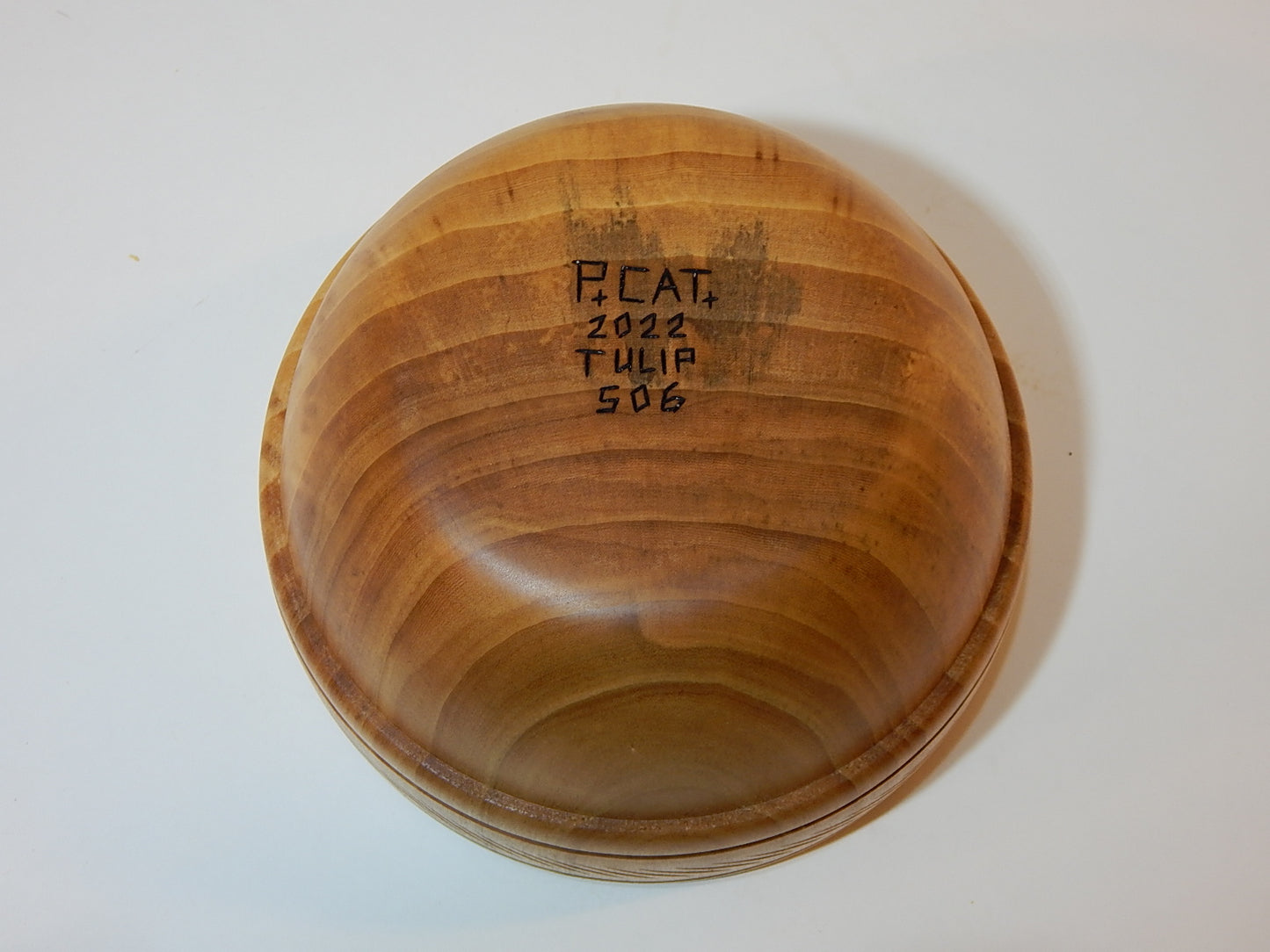 Tulip Poplar Wood Bowl, Handmade, Artisan Crafted