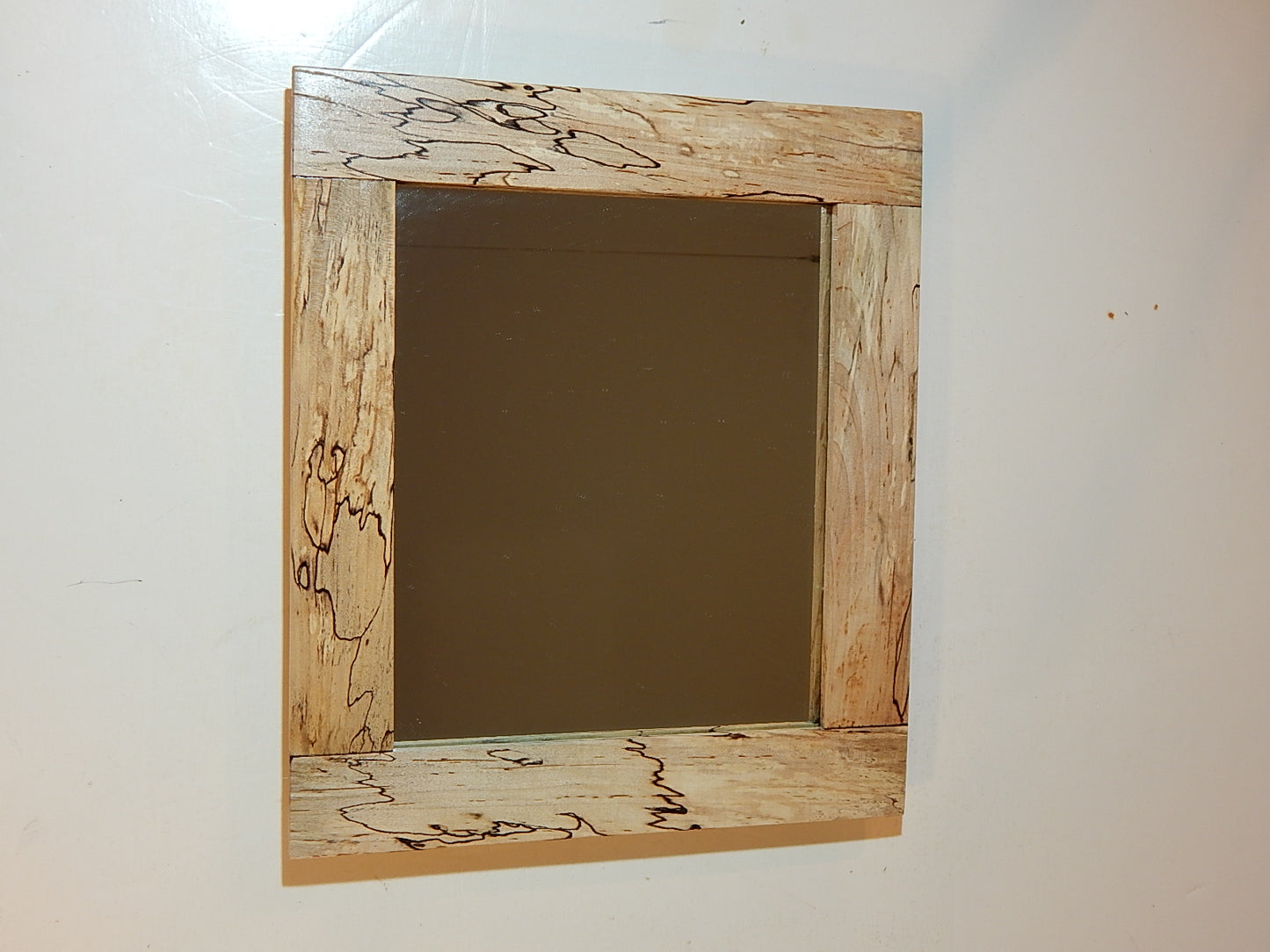 Maple Frame Mirror, Wood Frame, 11 1/4" x 9 3/4", Handmade, Artisan Crafted