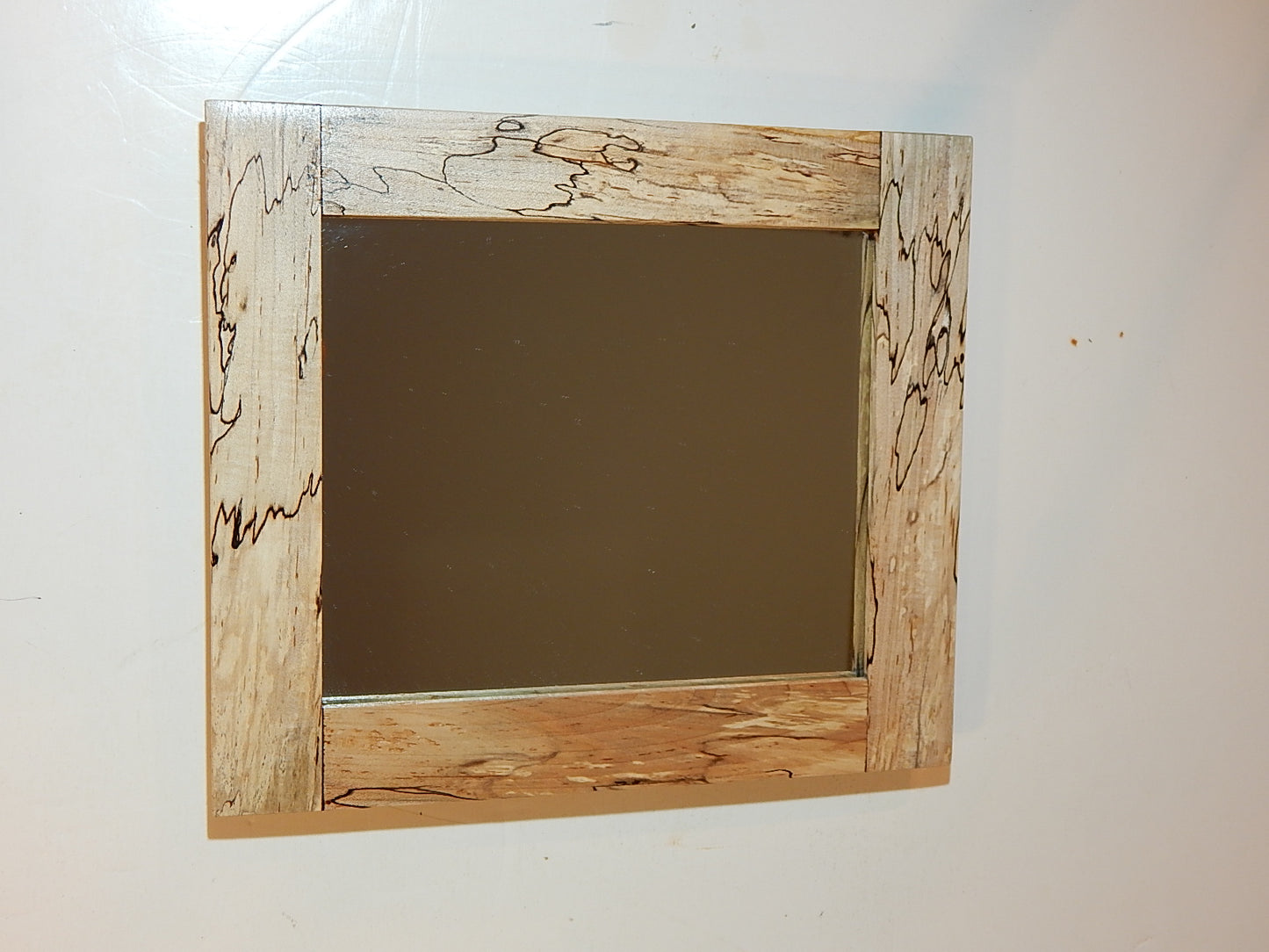 Maple Frame Mirror, Wood Frame, 11 1/4" x 9 3/4", Handmade, Artisan Crafted