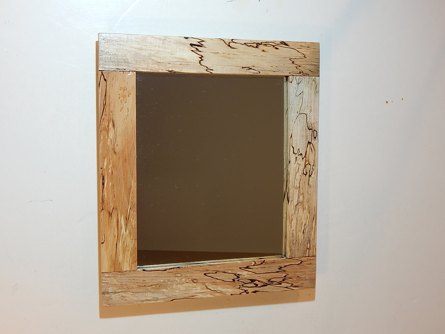 Maple Frame Mirror, Wood Frame, 11 1/4" x 9 3/4", Handmade, Artisan Crafted