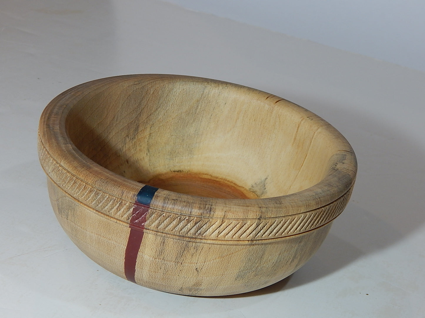 Sycamore Bowl, Handmade, Lathe Turned, Artisan Crafted