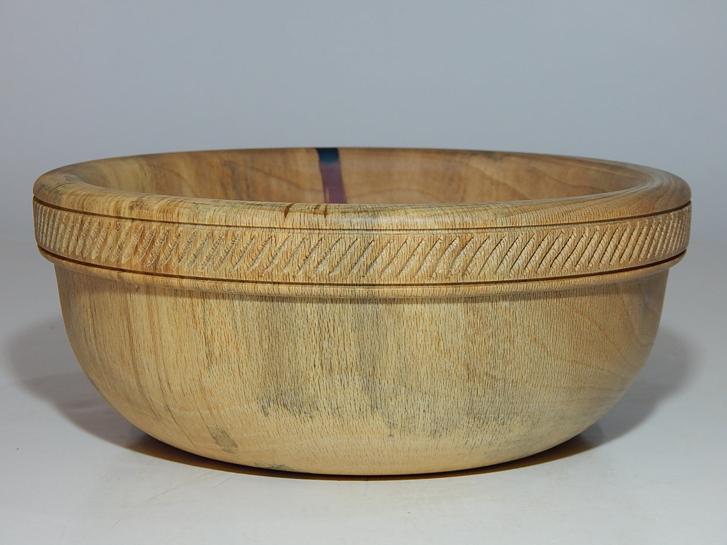 Sycamore Bowl, Handmade, Lathe Turned, Artisan Crafted