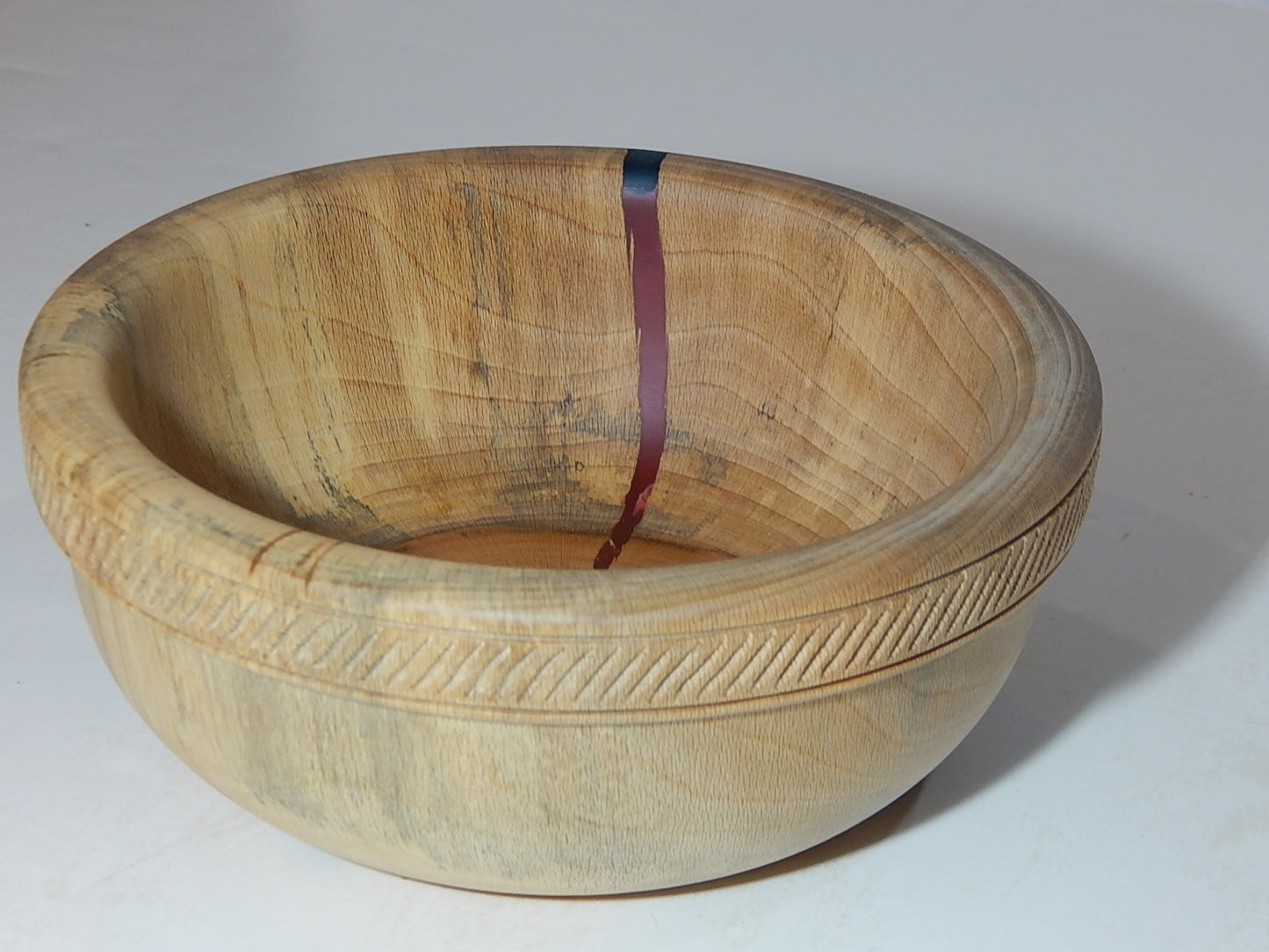 Sycamore Bowl, Handmade, Lathe Turned, Artisan Crafted