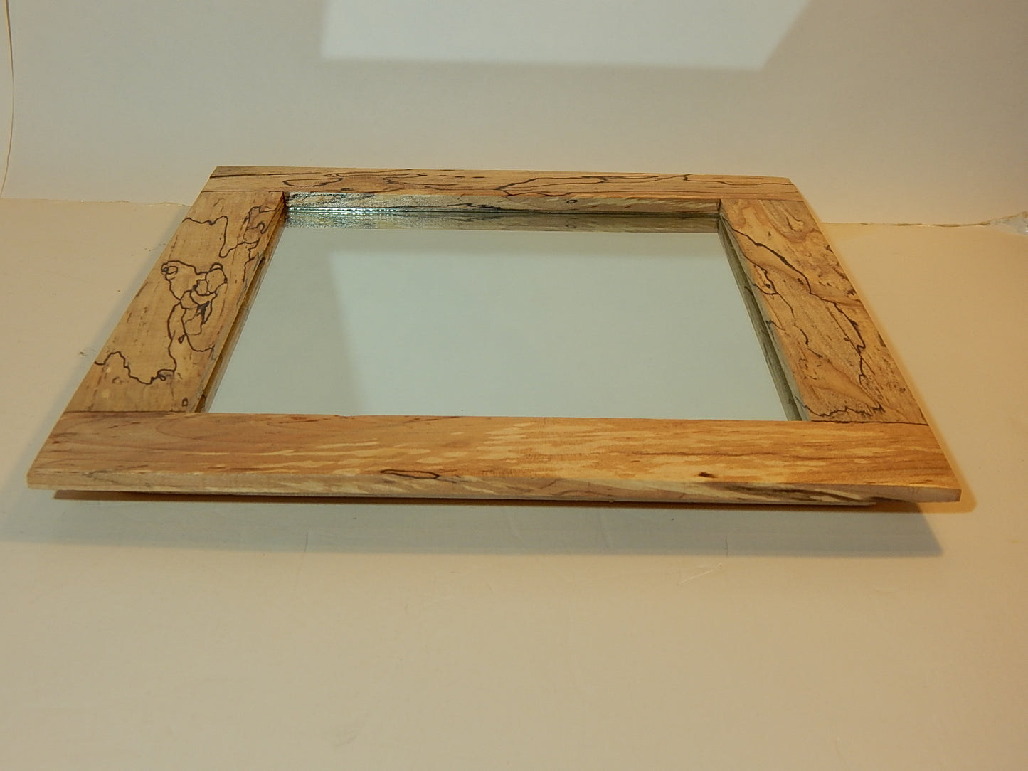 Maple Frame Mirror, Wood Frame, 10 1/2" x 11 1/2", Handmade, Artisan Crafted