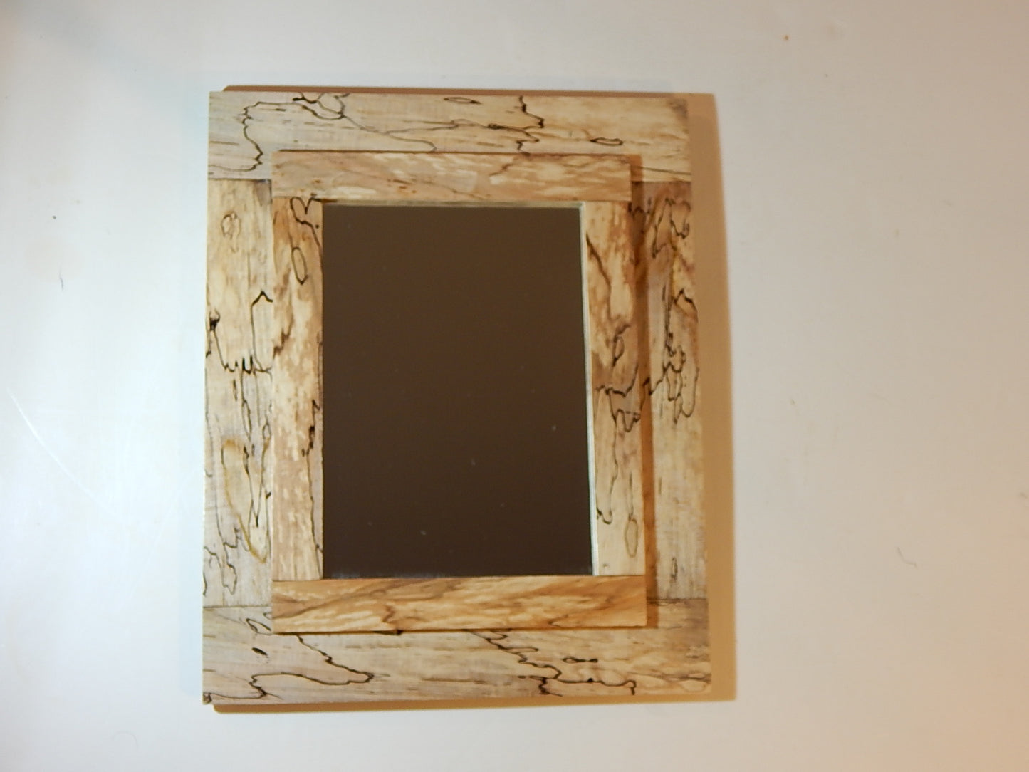 Maple Frame Mirror, Wood Frame, 10 3/8" x 12 3/4", Handmade, Artisan Crafted