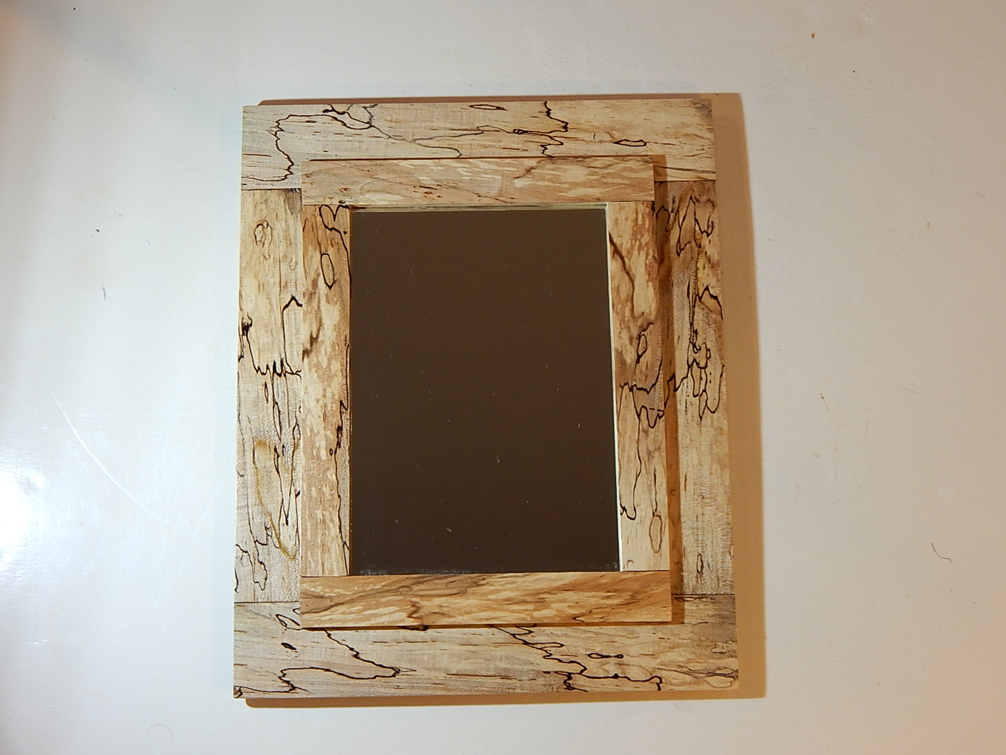 Maple Frame Mirror, Wood Frame, 10 3/8" x 12 3/4", Handmade, Artisan Crafted