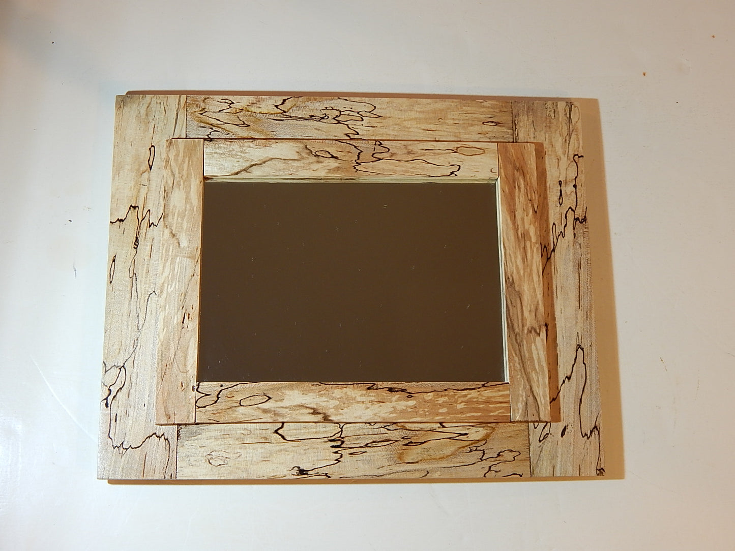 Maple Frame Mirror, Wood Frame, 10 3/8" x 12 3/4", Handmade, Artisan Crafted