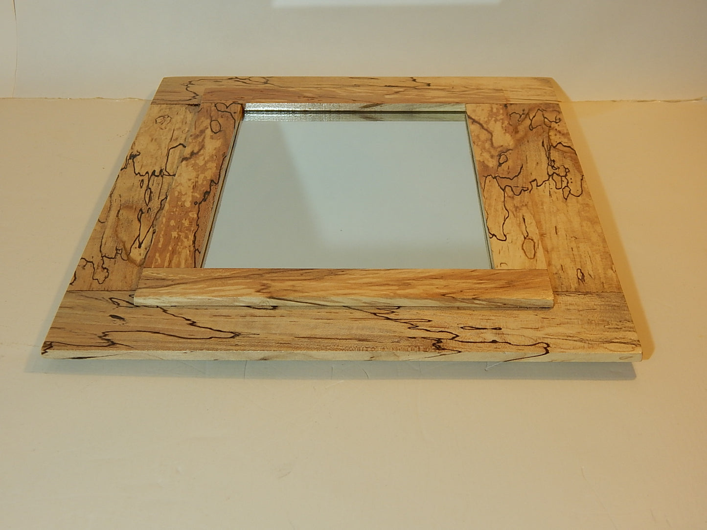 Maple Frame Mirror, Wood Frame, 10 3/8" x 12 3/4", Handmade, Artisan Crafted