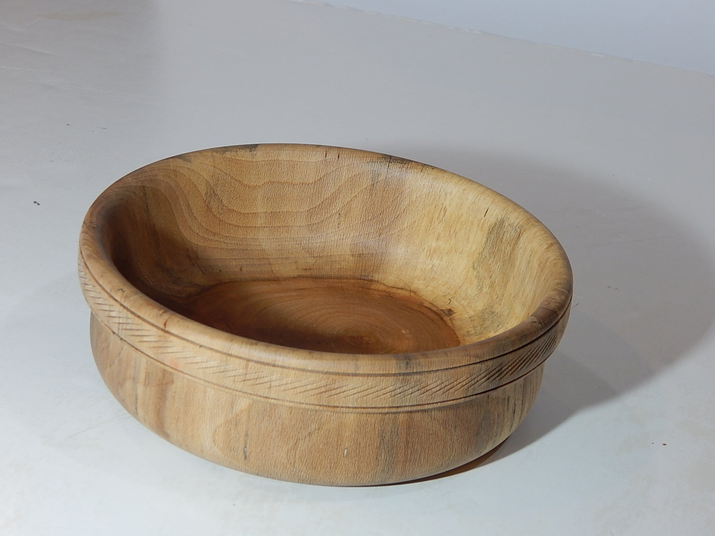 Sycamore Bowl, Handmade, Lathe Turned, Artisan Crafted