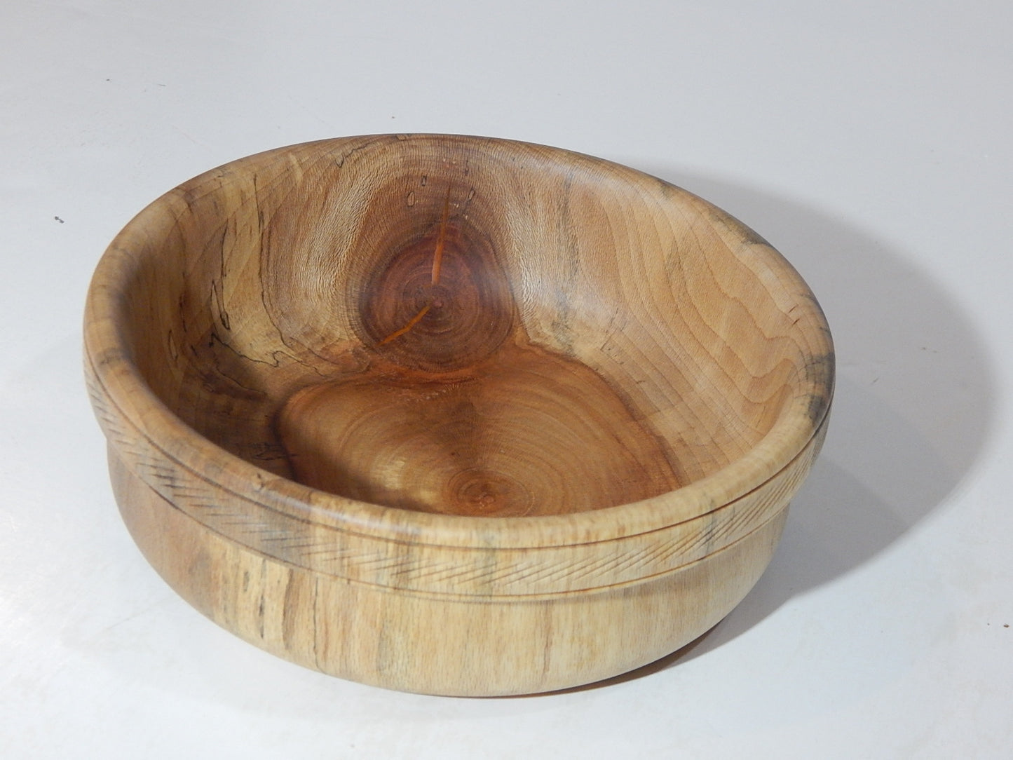 Sycamore Bowl, Handmade, Lathe Turned, Artisan Crafted