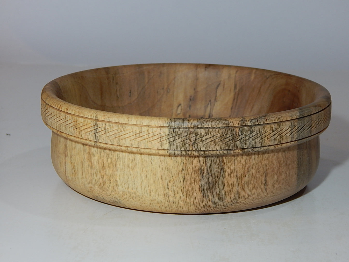 Sycamore Bowl, Handmade, Lathe Turned, Artisan Crafted