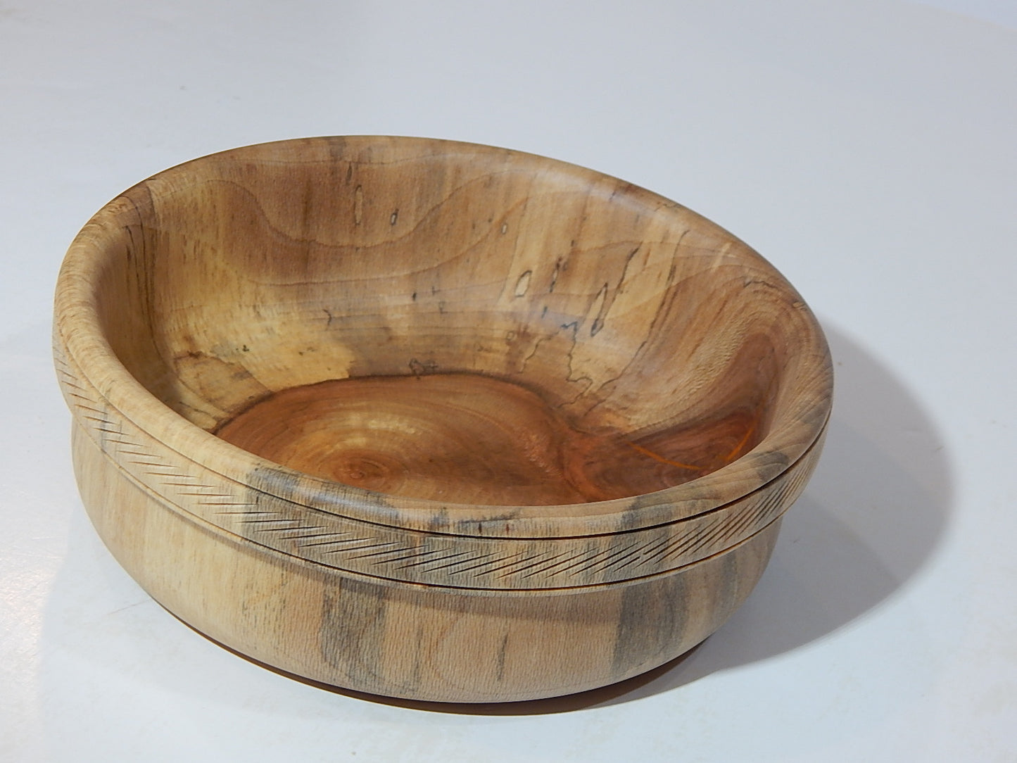 Sycamore Bowl, Handmade, Lathe Turned, Artisan Crafted