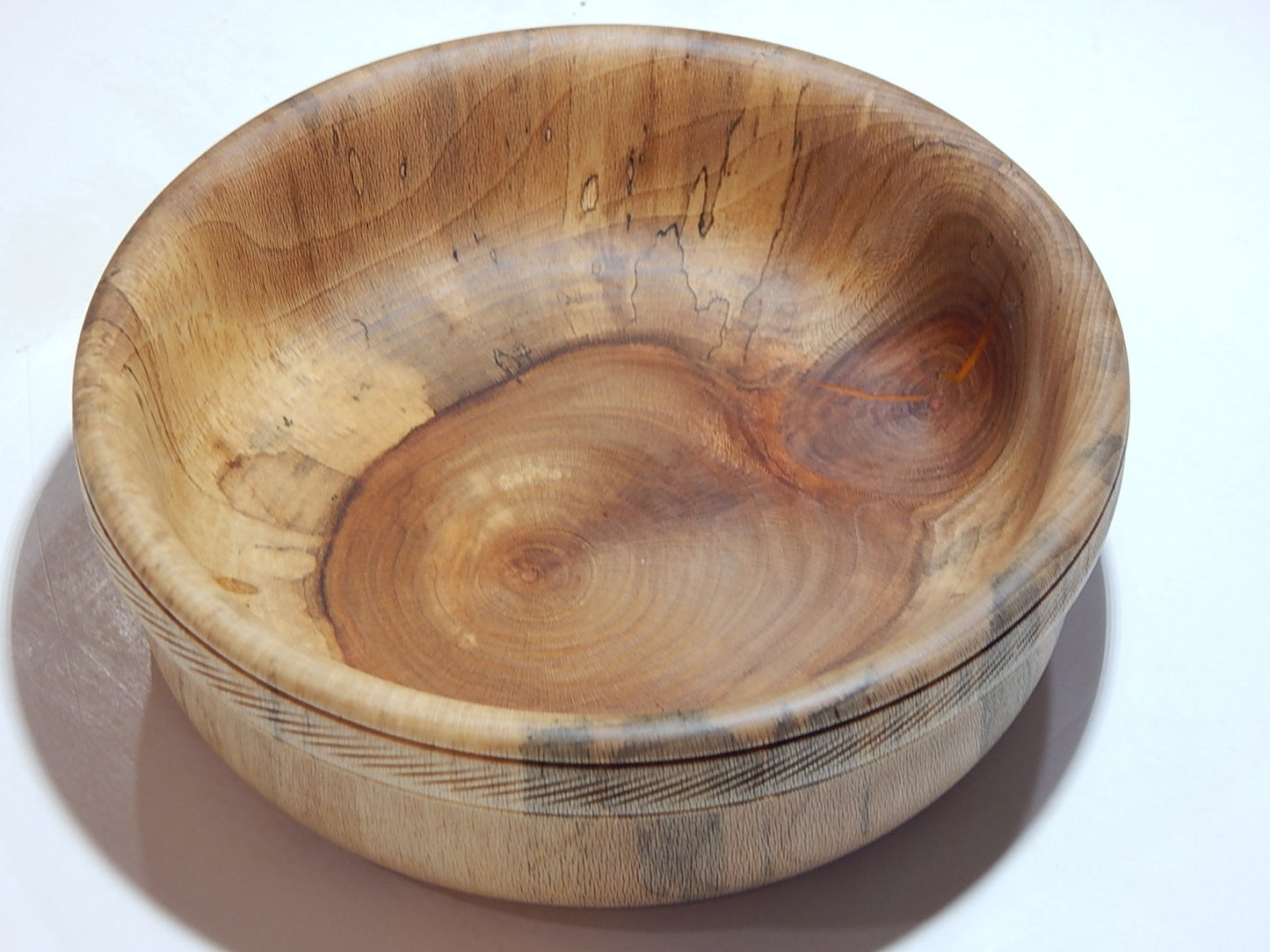 Sycamore Bowl, Handmade, Lathe Turned, Artisan Crafted