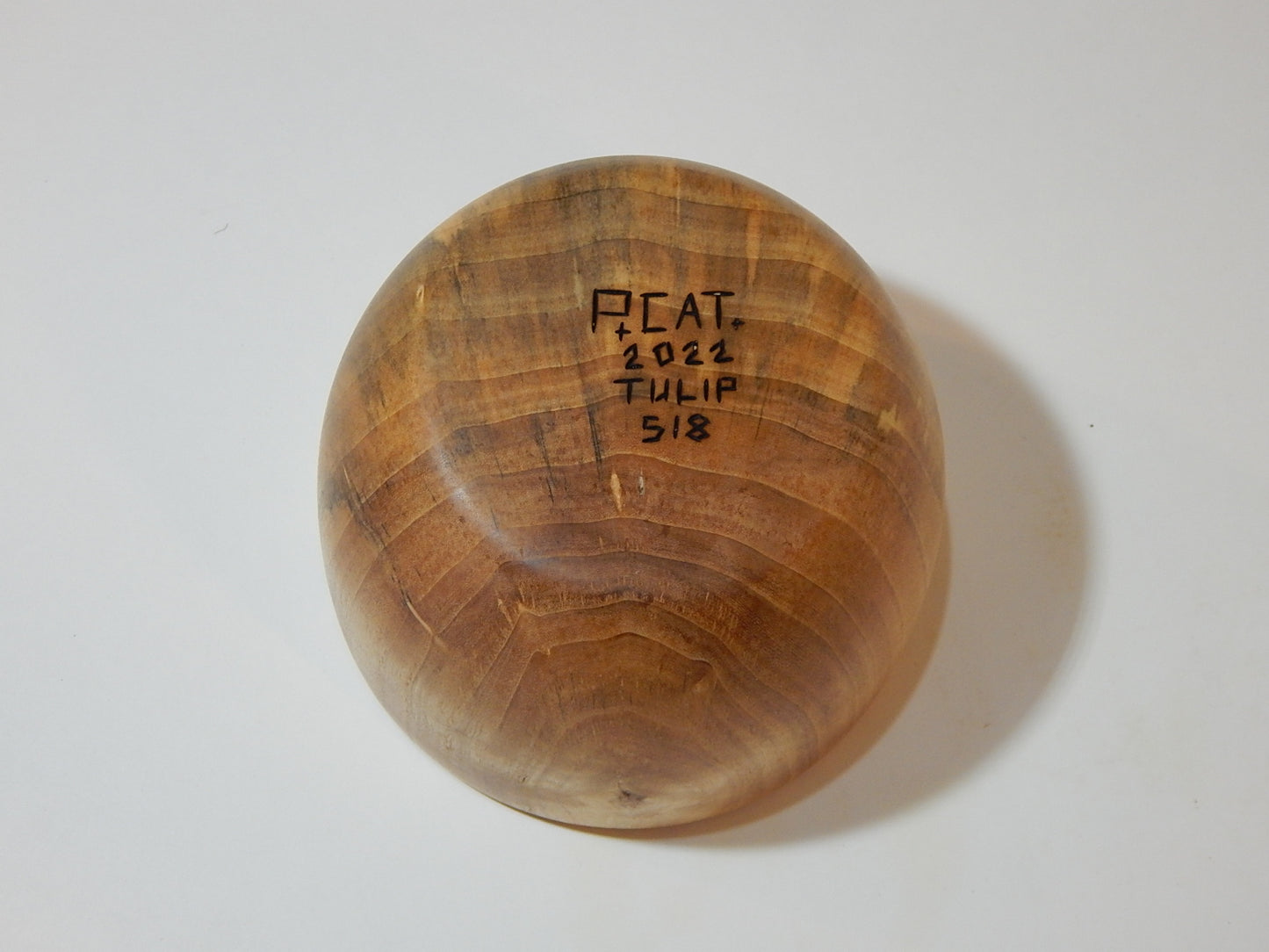 Tulip Poplar Wood Bowl, Handmade, Artisan Crafted