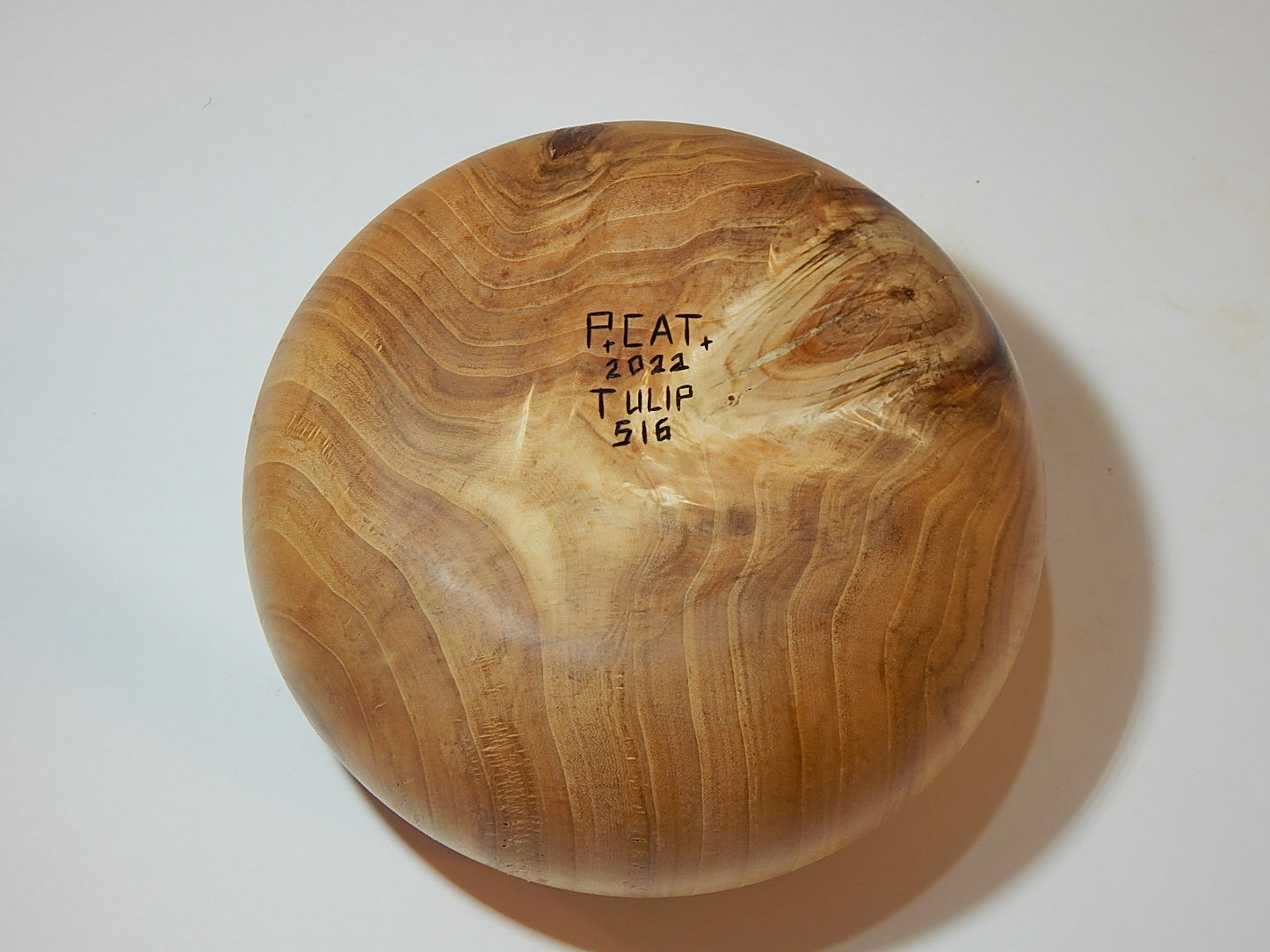 Tulip Poplar Wood Bowl, Handmade, Artisan Crafted