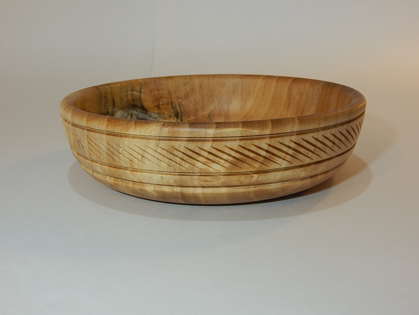 Tulip Poplar Wood Bowl, Handmade, Artisan Crafted