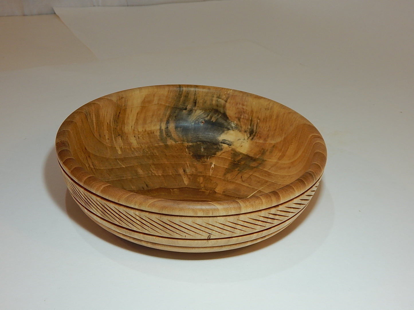 Tulip Poplar Wood Bowl, Handmade, Artisan Crafted