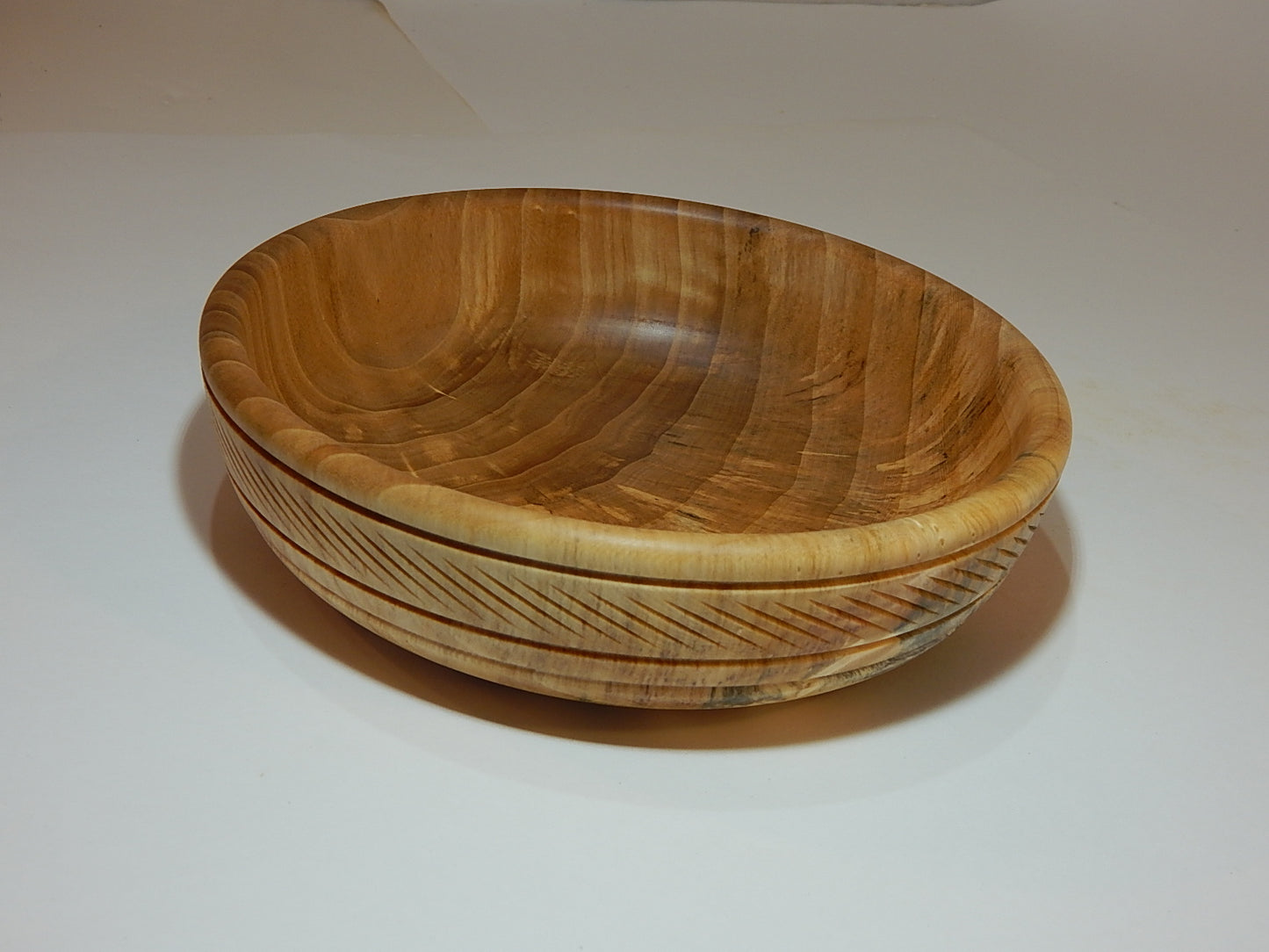 Tulip Poplar Wood Bowl, Handmade, Artisan Crafted