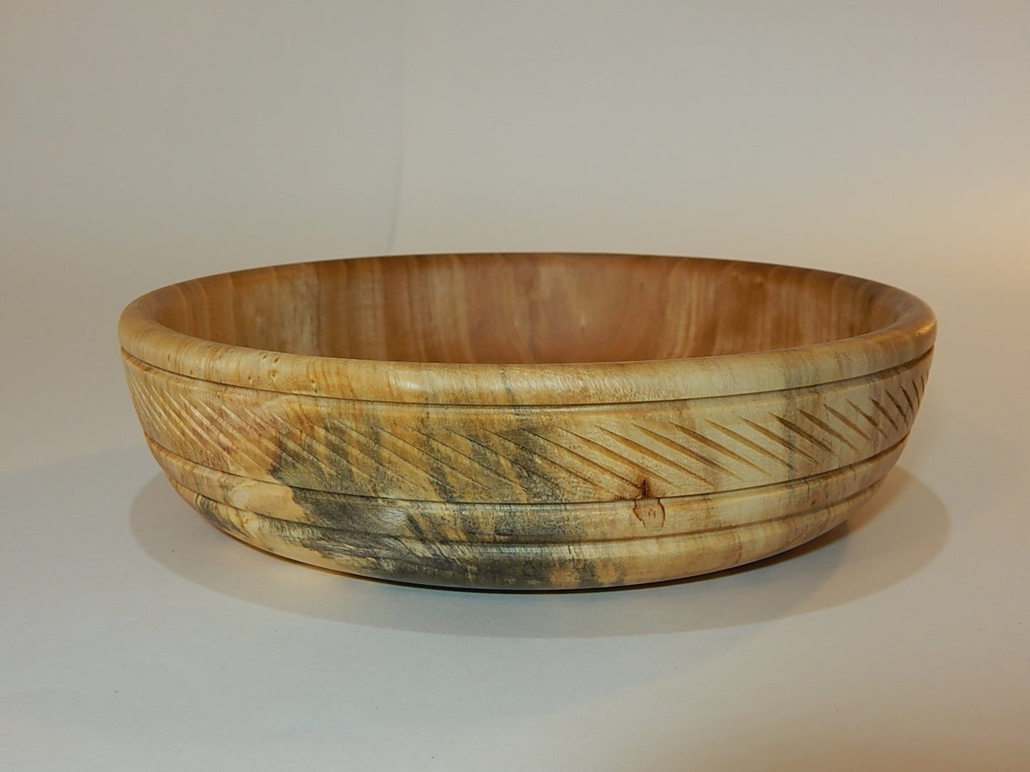 Tulip Poplar Wood Bowl, Handmade, Artisan Crafted