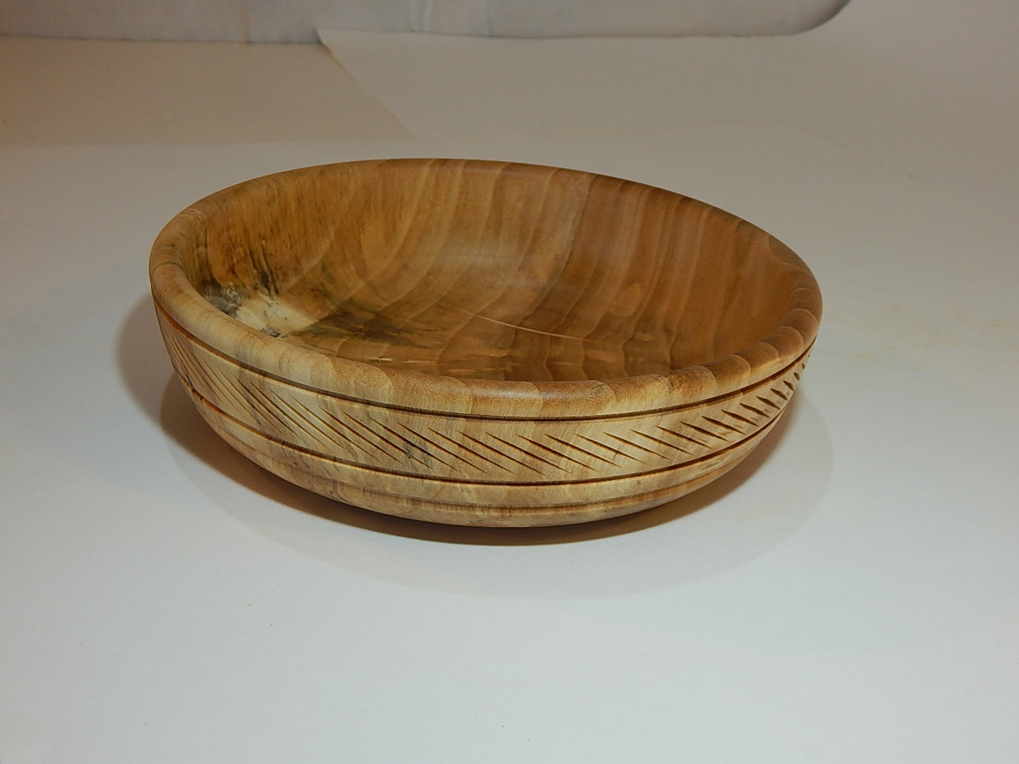 Tulip Poplar Wood Bowl, Handmade, Artisan Crafted