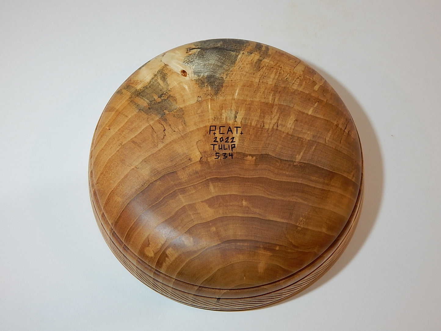 Tulip Poplar Wood Bowl, Handmade, Artisan Crafted