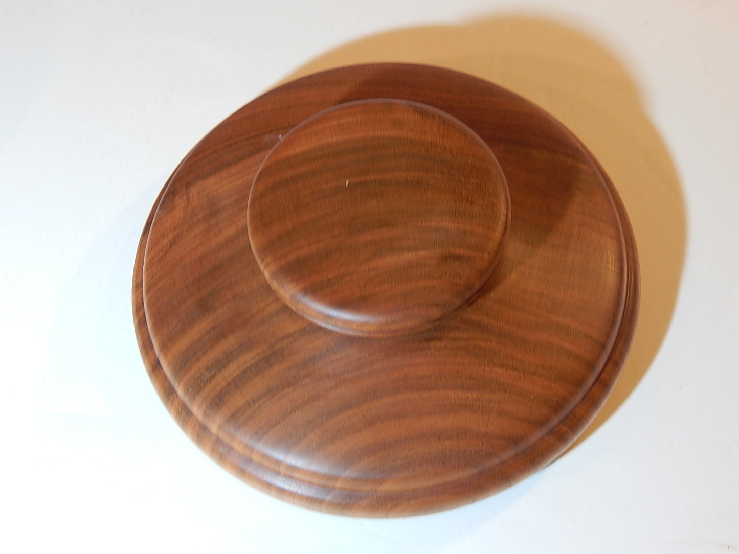 Wild Cherry Bowl with Lid, Handmade Lathe Turned Box, Artisan Crafted